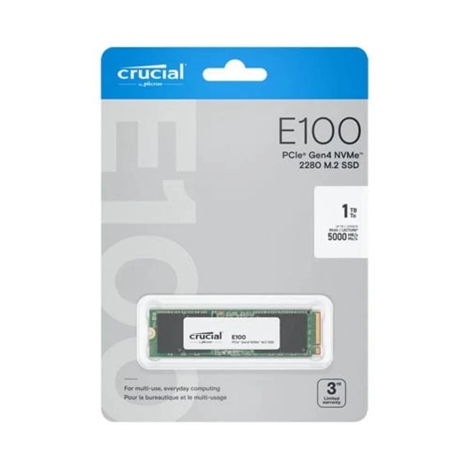 Crucial E100 1TB M.2 NVMe PCIe Gen4 Internal SSD price in BD