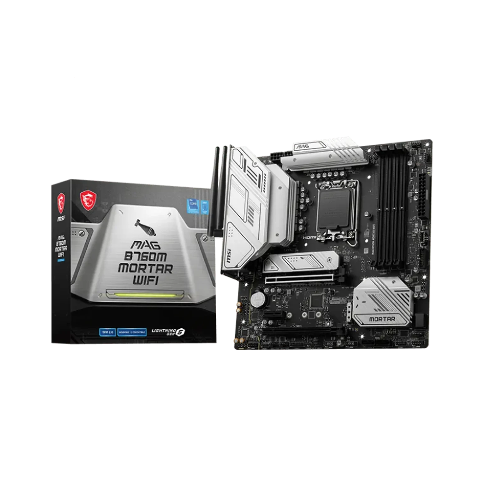 MSI MAG B760M MORTAR WIFI DDR5 Gen mATX Motherboard price in BD