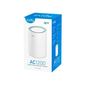 Cudy M1300 AC1200 1200mbps Gigabit Mesh WiFi Router (1 Pack)