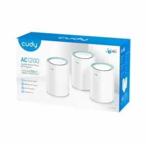 Cudy M1300 AC1200 Gigabit Mesh WiFi Router (3 Pack)