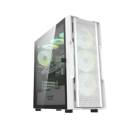 darkFlash DK431 EATX Full Mesh white PC Case