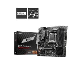MSI PRO B650M-P DDR5 AMD AM5 mATX Motherboard