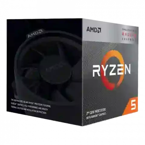 Processor AMD Ryzen 5 3400G with Radeon  RX Vega 11 Graphics