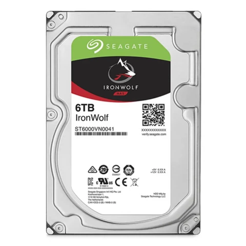 Seagate IronWolf 6TB 5400 RPM 256MB Cache NAS HDD