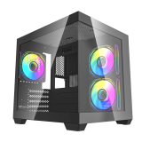 DarkFlash C275P Black M-ATX PC Case With 5 RGB FAN