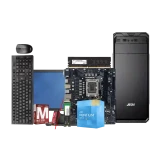 Best Desktop PC, intel G7400 CPU,8GB DDR4 RAM, Dell 18.5 Inch LED Monitor & Biostar H610MH