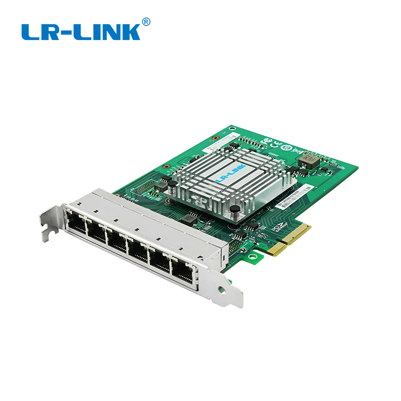 Lan Card LRES2006PT Intel I350 Chipset PCIe x4 6 Port