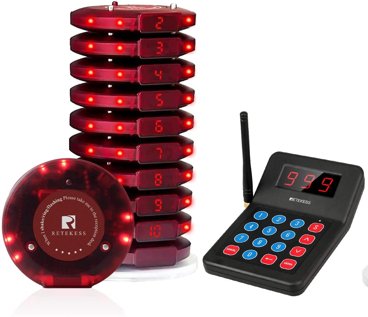 Wireless Paging System T119 Restaurant for Business