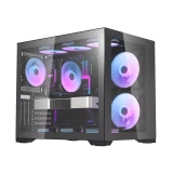 Aigo DarkFlash C305 ATX Tempered Glass Black Gaming Case Cabinet