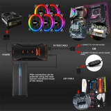 Aigo DarkFlash DR12 Pro 3IN1 RGB Case Fan space