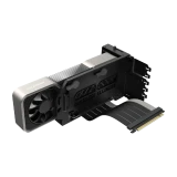 This is the  VERTICAL GRAPHICS CARD HOLDER KIT of cooler master that you can buy
