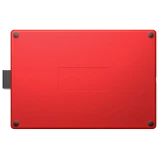 One by Wacom Creative Pen Tablet back side red color