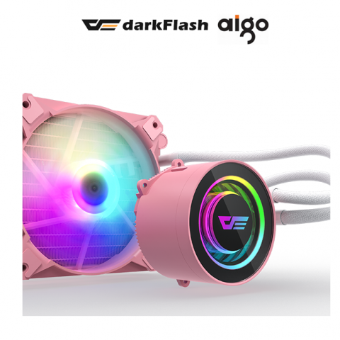 darkFlash Twister DX-120 (Pink) 120mm LIQUID CPU Cooler