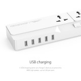 Orico 4 AC (OSJ-4A5U-UN) Outlets 5 USB Ports